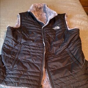 The North Face Gray Quilted Vest